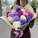 Букет «Разноцветные шарики» из экзотических цветов