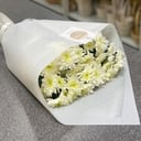 Букет «Кремовые хризантемы»