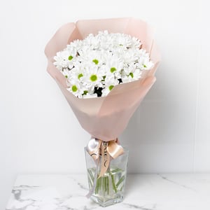 Букет «Ромашковое поле 9 шт.» из хризантем