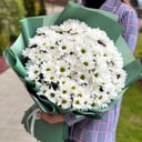 Букет «Охапка ромашек» из хризантем