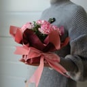 Композиция Гвоздик и Гипсофилы