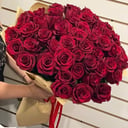 Букет «Жаркие чувства» из роз