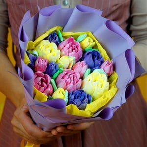Букет из зефирных тюльпанов (маленький)