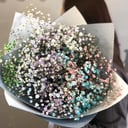 Букет "Радуга" из гипсофил