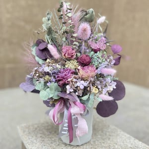Композиция из сухоцветов Lilac story