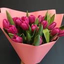 Букет «Пурпур» из тюльпанов