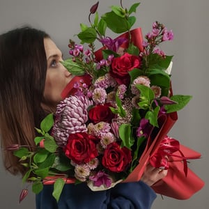 Букет «Дублин» из хризантем