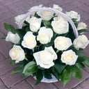 Корзина с цветами «Незабываемая» из роз