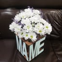 Коробка с цветами «Композиция маме» из хризантем