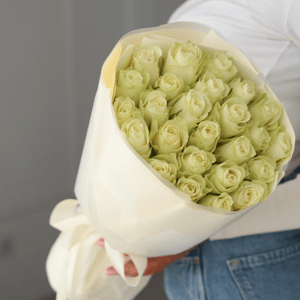 Букет «25 белых роз»