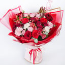 Букет «Аморе Мио» из роз и гвоздик