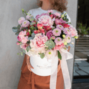 Букет "Тутти-Фрутти" из роз и альстромерий