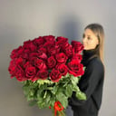 Букет «51 роза Эквадор»