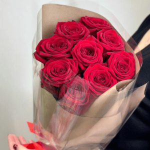 Букет красных роз