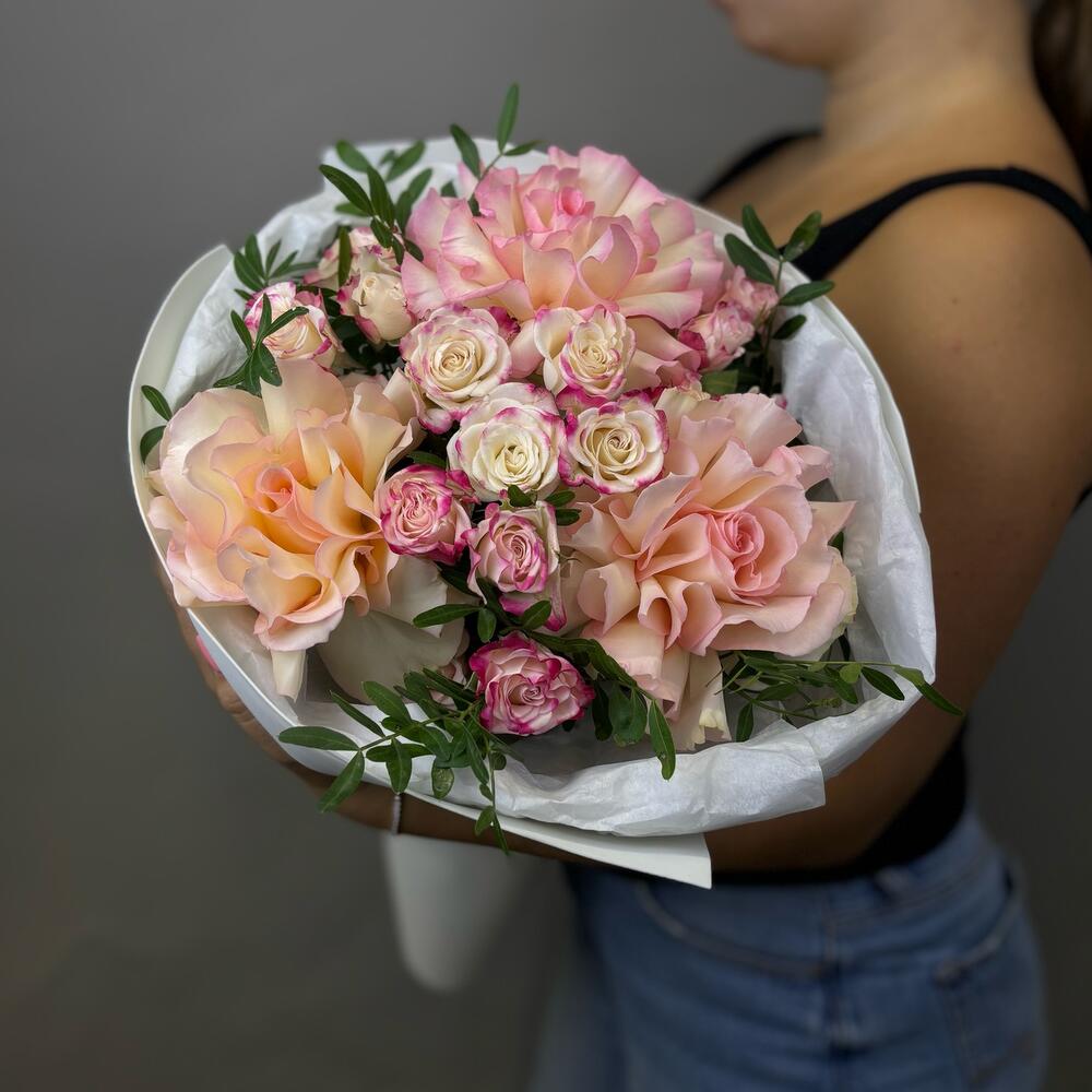 Букет "Чизкейк" из роз