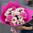 Букет "Розовый поцелуй"