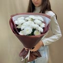 Монобукет из кустовых хризантем