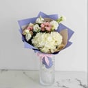 Букет «Парижанка» из эустом и роз