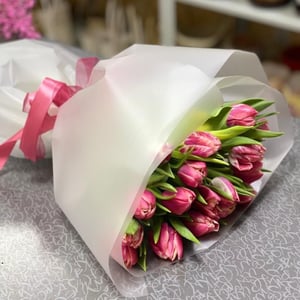 Букет «Тюльпан пионовидный(19шт.)»