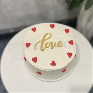 Бенто торт с сердечками