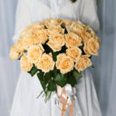 Букет «Кремовые розы»