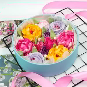 Цветы из зефира Сад любви