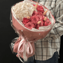 Букет Жемчужина с гортензией и кустовой