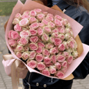 Букет «Роза кустовая розовая Babby Follies»