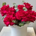 Шляпная коробка с цветами «Роза французская 9 шт в коробке»