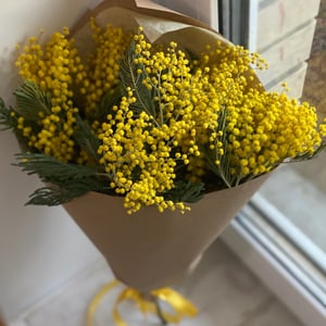 Монобукет из мимозы