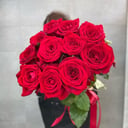 Букет из 11 одноголовых красных роз