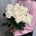 Букет из 15 белых роз