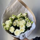 Букет «Роза кустовая белая»