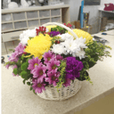 Композиция из хризантем