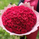 Букет «101 красная роза в упаковке»