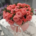 Коробка с цветами «Радость» из роз