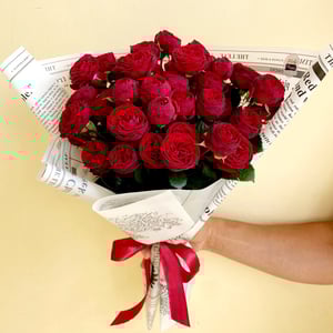 Букет «Lady in red» из роз