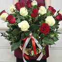 Корзина из 25 роз