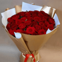 Букет «Чистое сердце» из роз