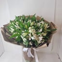 Букет «Белоснежная симфония» из альстромерий