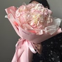 Букет из 3 розовых гортензий