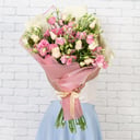 Букет «Эйфория» из роз и эустом