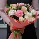 Букет «Розовый презент»