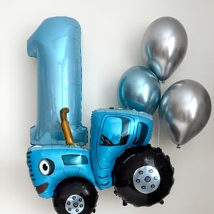 Шары на день рождения мальчика трактор