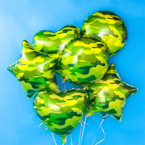 Камуфляжный Праздник: Шары на 23 февраля