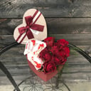 Подарочный набор «Сладкий поцелуй» из роз