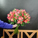 Букет из альстромерии Розовый закат