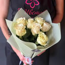 Букет 7 белых роз