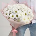 Букет из 11 белых хризантем