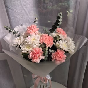 Букет «Комплимент» из хризантем